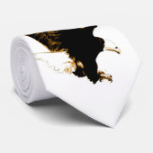 Landung Eagle Artwork Neck Tie Krawatte (Gerollt)