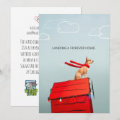 Landung einer Forever-Zuhause Einladung (Vorne/Hinten)