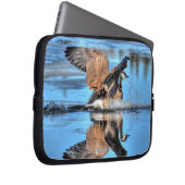 Landung Kanada Gänse auf Wildlife Nature Szene Laptopschutzhülle (Vorne Rechts)