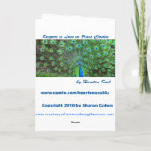 Landung Karte (Rückseite)