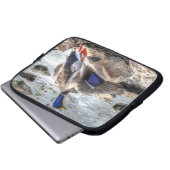 Landung Mallard Duck Drake 10 Wildlife Foto Laptopschutzhülle (Vorne Knopf)