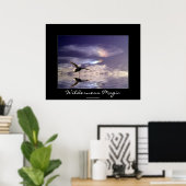 Landung Mallard Duck Wilderness Magic Foto Print Poster (Heimbüro)