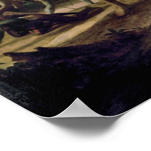 Landung von Columbus Poster (Ecke)