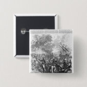 Landung von De Soto in Florida Button (Vorne & Hinten)