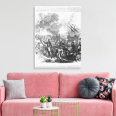 Landung von De Soto in Florida Leinwanddruck (Insitu (Wohnzimmer))