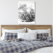 Landung von De Soto in Florida Leinwanddruck (Insitu (Schlafzimmer))