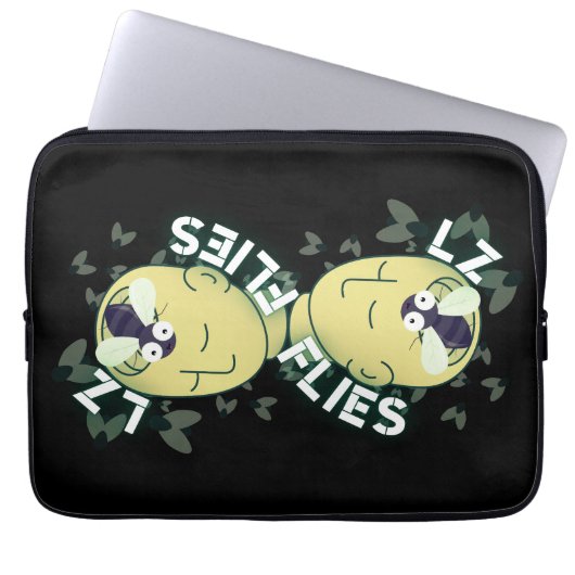 Landung, Zone Beach Handtuch Laptopschutzhülle (Vorderseite)