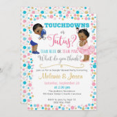 Landungs-oder Ballettröckchen-Geschlecht decken Einladung (Vorne/Hinten)