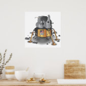 Landungsfahrzeug Poster (Küche)