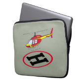 Landungshubschrauber Laptopschutzhülle (Vorderseite Links)