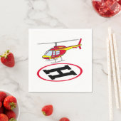 Landungshubschrauber Serviette (Beispiel)