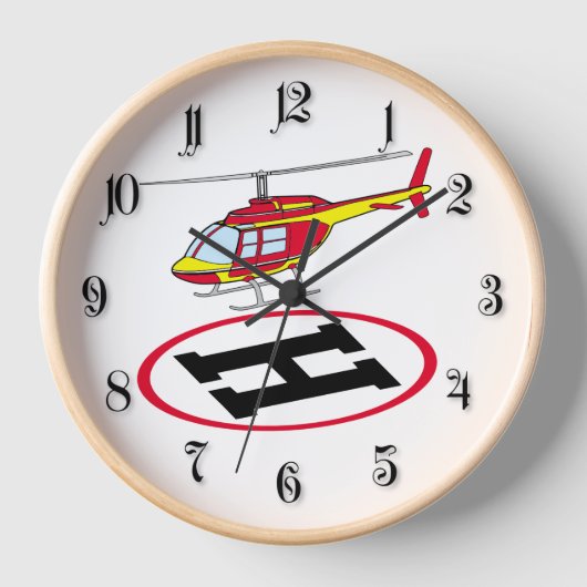 Landungshubschrauber Uhr (Vorderseite)