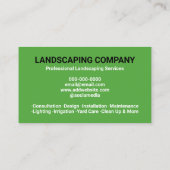 Landungskarten für Foto Visitenkarte (Rückseite)