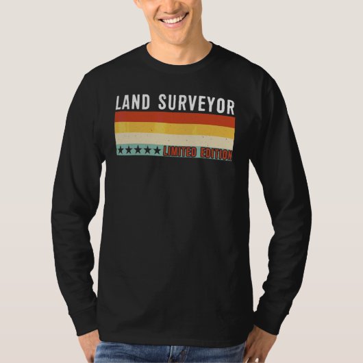 Landvermesser Berufstitel Beruf Arbeiter Anerkennu T-Shirt (Vorderseite)