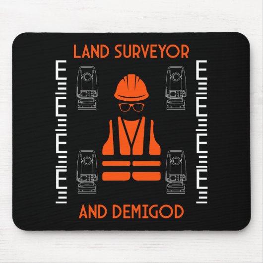 Landvermesser Mousepad (Vorne)
