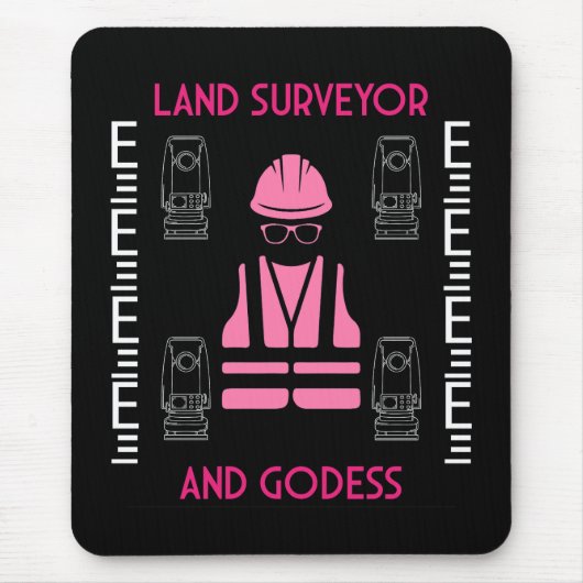 Landvermesser Mousepad (Vorne)