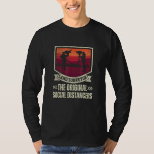 Landvermesser Prüfer Kartograf T-Shirt