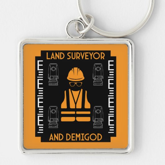 Landvermesser Schlüsselanhänger (Vorne)