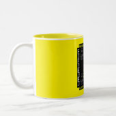 Landvermesser Zweifarbige Tasse (Links)