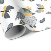 Landvögel Geschenkpapier (Rolleneckpunkt)