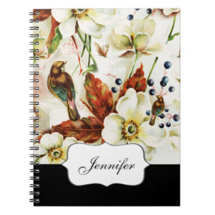 Landvogelgarten Vintage Blume Notizblock