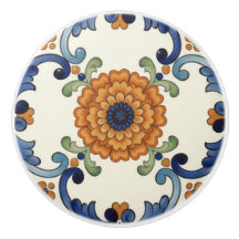 Landvolkblume Mittelmeerblau Orange