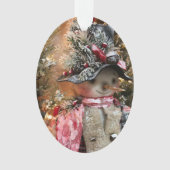 Landwald Snowman Primitive Ornament (Vorderseite)