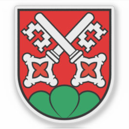 Landwappen La Neuveville, Schweiz Aufkleber