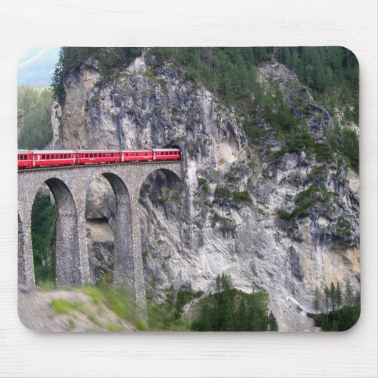 Landwasser Viaduct in der Schweiz Mousepad (Vorne)