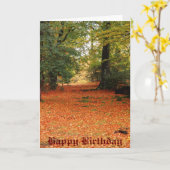 Landweg alles Gute zum Geburtstag Karte (Gelbe Blume)