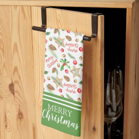 Landweihnachtsfeier geschirrtuch (Drittel gefaltet)