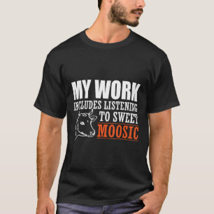 Landwirt arbeitet auf Farm Kühe Züchter T-Shirt