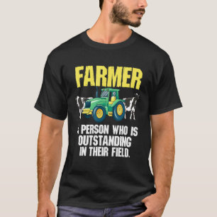 Landwirt Person, die herausragend auf ihrem Gebiet T-Shirt