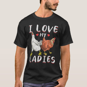 Landwirt Tier Bauer Vogel Landwirtschaft Henne Huh T-Shirt