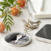 Landwirtschafskuh Schlüsselanhänger (Seite)