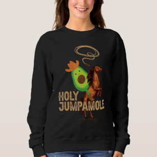 Landwirtschaft Avocado Zitat Reitpferde Reitsport  Sweatshirt