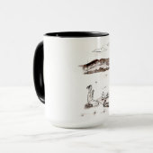 Landwirtschaft des Abendessens in der Feld-Tasse Tasse (Vorderseite Links)