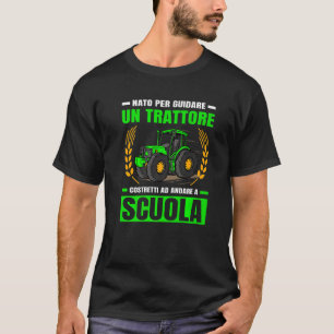 Landwirtschaft, die Geboren ist, Traktortraktor zu T-Shirt