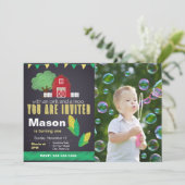 Landwirtschaft Einladung zum Foto am Geburtstag (Stehend Vorderseite)