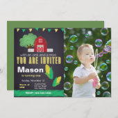 Landwirtschaft Einladung zum Foto am Geburtstag (Vorne/Hinten)