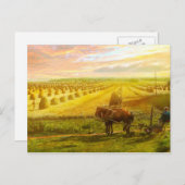 Landwirtschaft - Finnland - Hoffnungsfeld 1899 Postkarte (Vorne/Hinten)