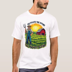 Landwirtschaft Geschenk Bauernhof Liebhaber zukünf T-Shirt