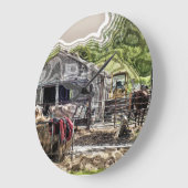 LANDWIRTSCHAFT GROßE WANDUHR (Winkel)