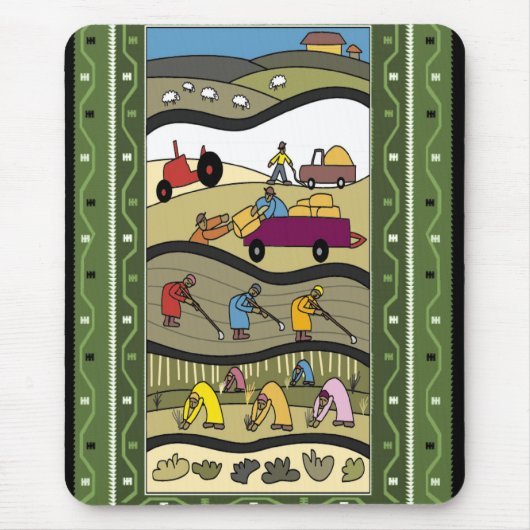 Landwirtschaft in Afrika Mousepad (Vorne)