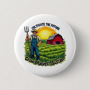 Landwirtschaft in Lover Künftiger Bauer Button