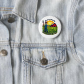Landwirtschaft in Lover Künftiger Bauer Button (Beispiel)