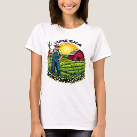 Landwirtschaft in Lover Künftiger Bauer T-Shirt (Vorderseite)