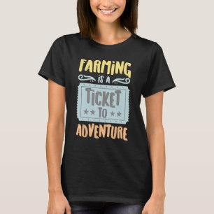 Landwirtschaft ist ein Ticket für das Vintage Aben T-Shirt