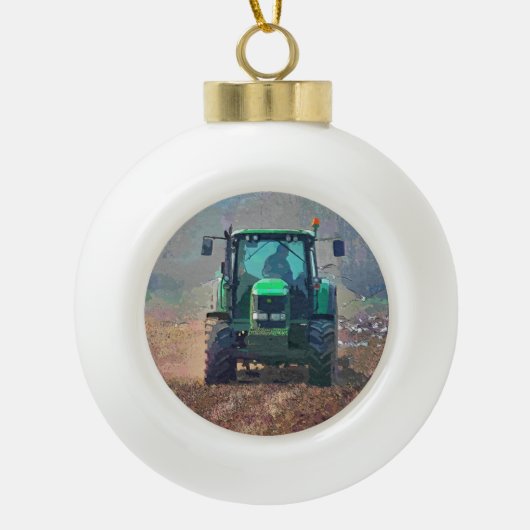 LANDWIRTSCHAFT KERAMIK Kugel-Ornament (Vorderseite)