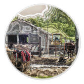 LANDWIRTSCHAFT KERAMIKKNAUF (Vorderseite)